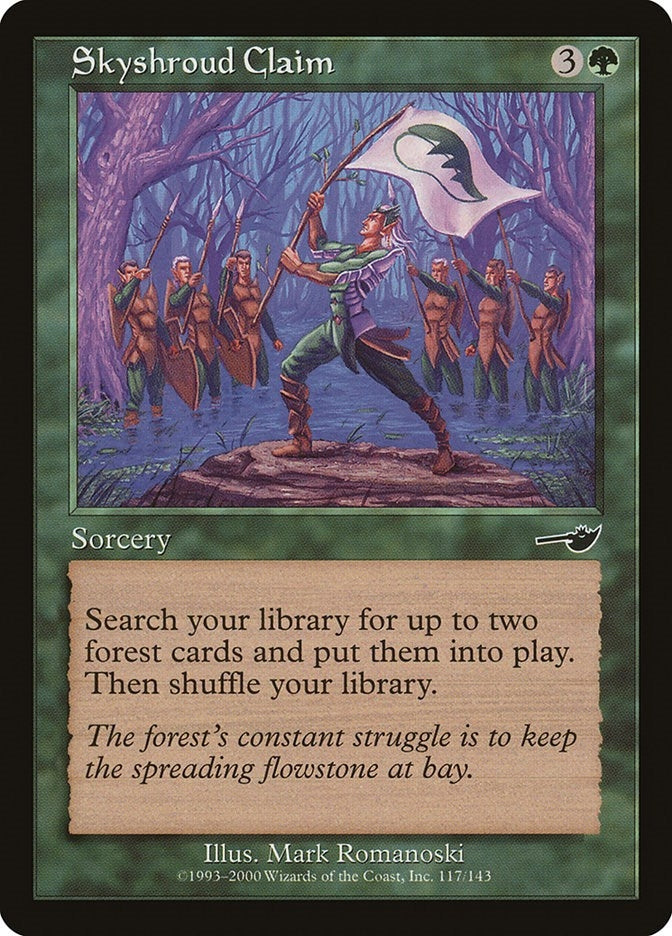 Image for Skyshroud Claim (117) - Magic: The Gathering