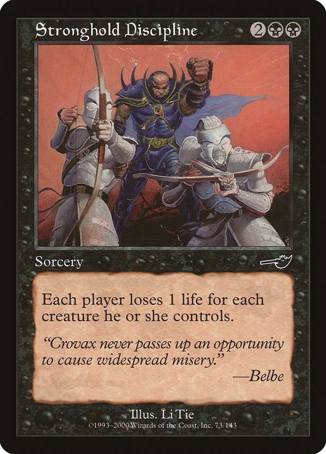 Image for Stronghold Discipline (73) - Magic: The Gathering