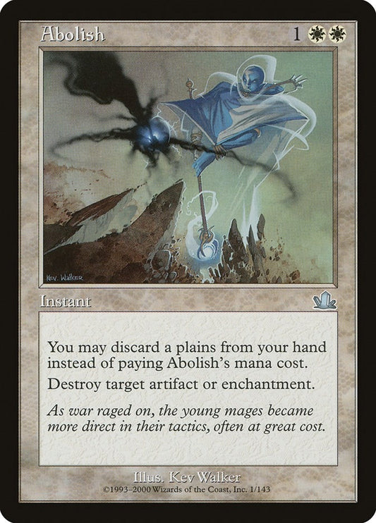 Image for Abolish (1) - Magic: The Gathering