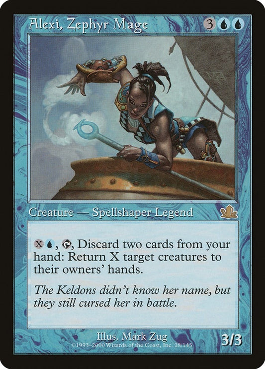 Image for Alexi, Zephyr Mage (28) - Magic: The Gathering