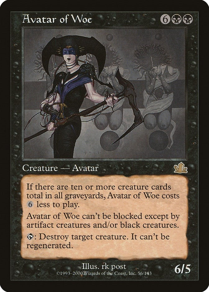 Image for Avatar of Woe (56) - Magic: The Gathering