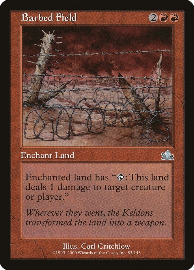 Image for Barbed Field (83) - Magic: The Gathering