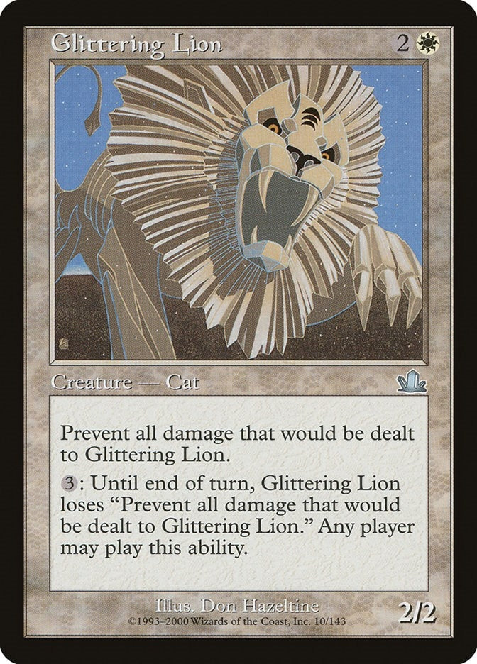 Image for Glittering Lion (10) - Magic: The Gathering