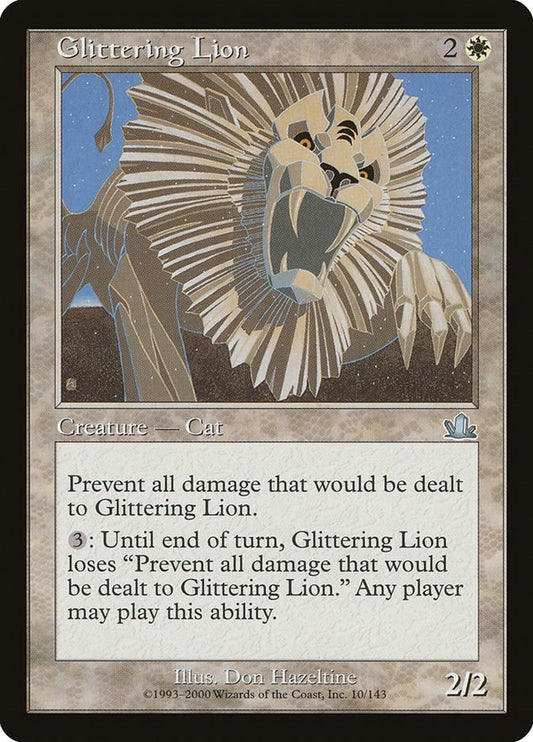 Image for Glittering Lion (10) - Magic: The Gathering