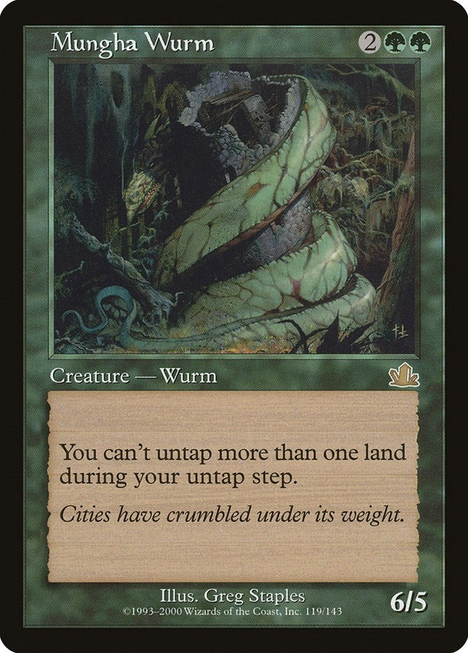 Image for Mungha Wurm (119) - Magic: The Gathering
