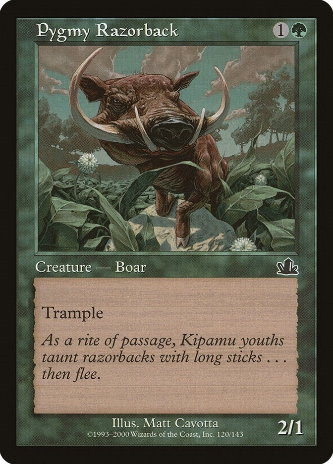 Image for Pygmy Razorback (120) - Magic: The Gathering