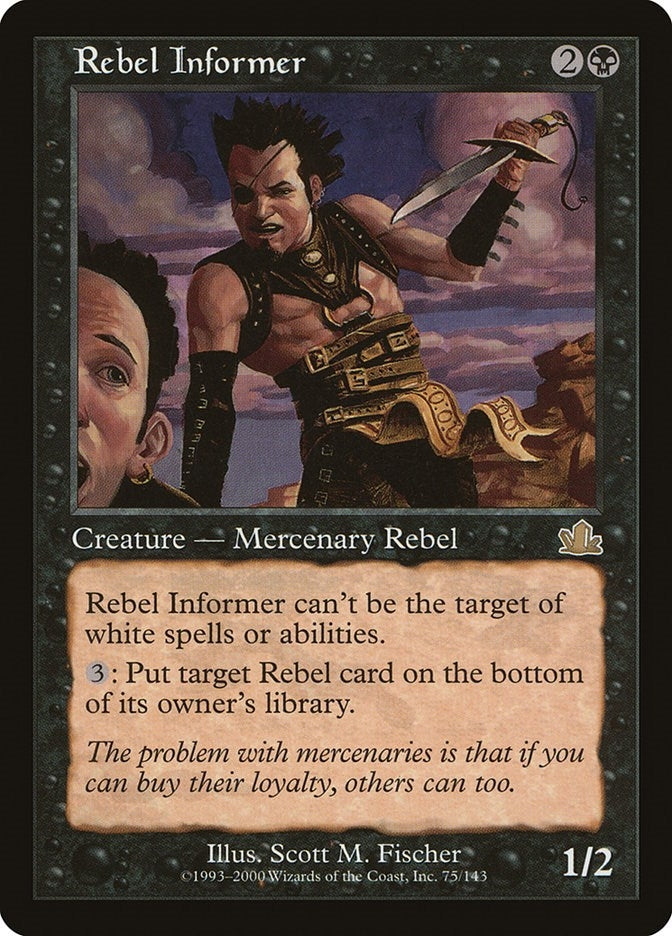 Image for Rebel Informer (75) - Magic: The Gathering