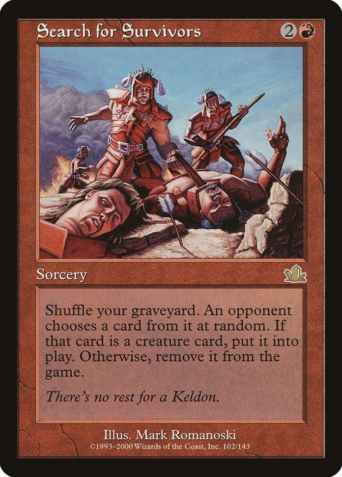 Image for Search for Survivors (102) - Magic: The Gathering