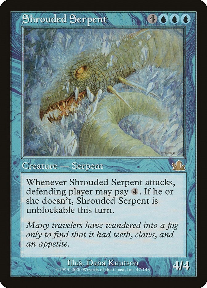 Image for Shrouded Serpent (47) - Magic: The Gathering
