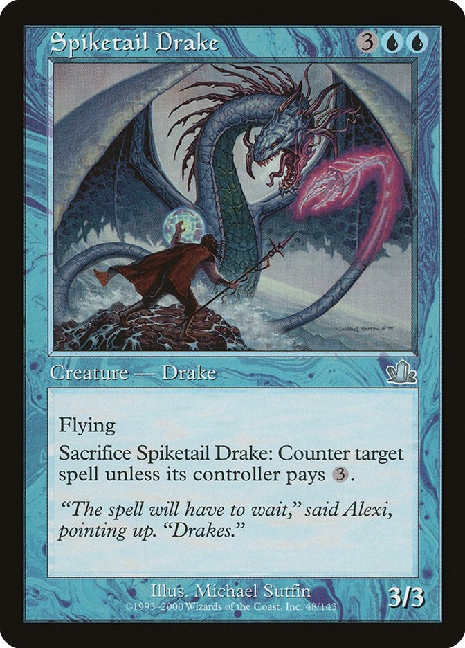 Image for Spiketail Drake (48) - Magic: The Gathering