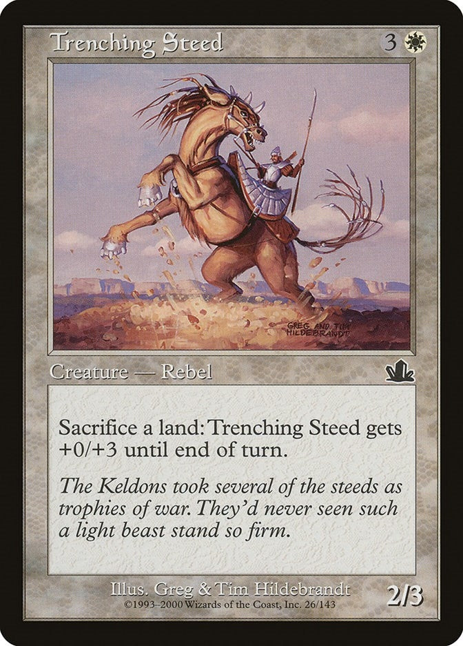 Image for Trenching Steed (26) - Magic: The Gathering