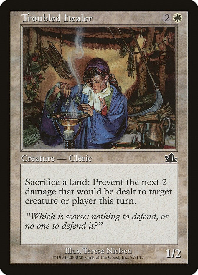 Image for Troubled Healer (27) - Magic: The Gathering