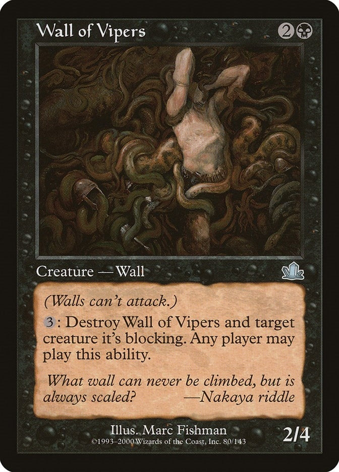 Image for Wall of Vipers (80) - Magic: The Gathering