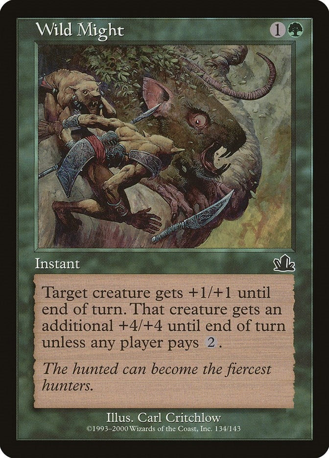 Image for Wild Might (134) - Magic: The Gathering