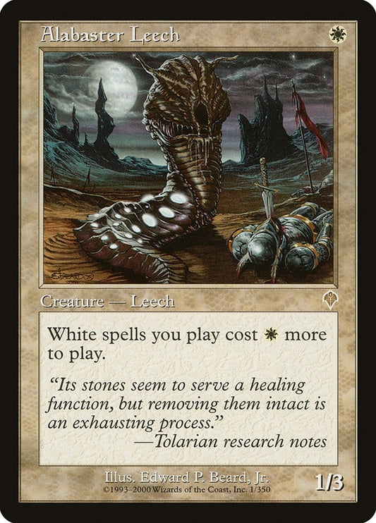 Image for Alabaster Leech (1) - Magic: The Gathering