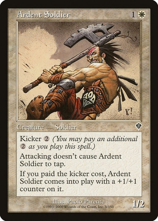 Image for Ardent Soldier (3) - Magic: The Gathering