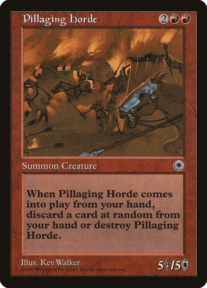 Image for Pillaging Horde - Magic: The Gathering