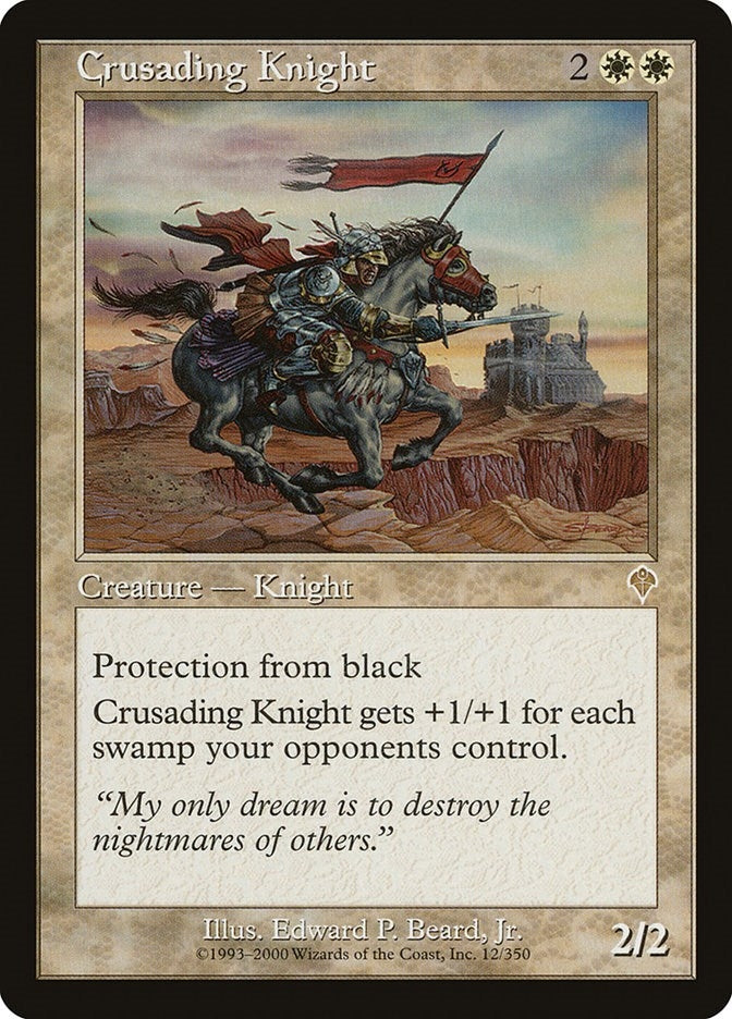 Image for Crusading Knight (12) - Magic: The Gathering