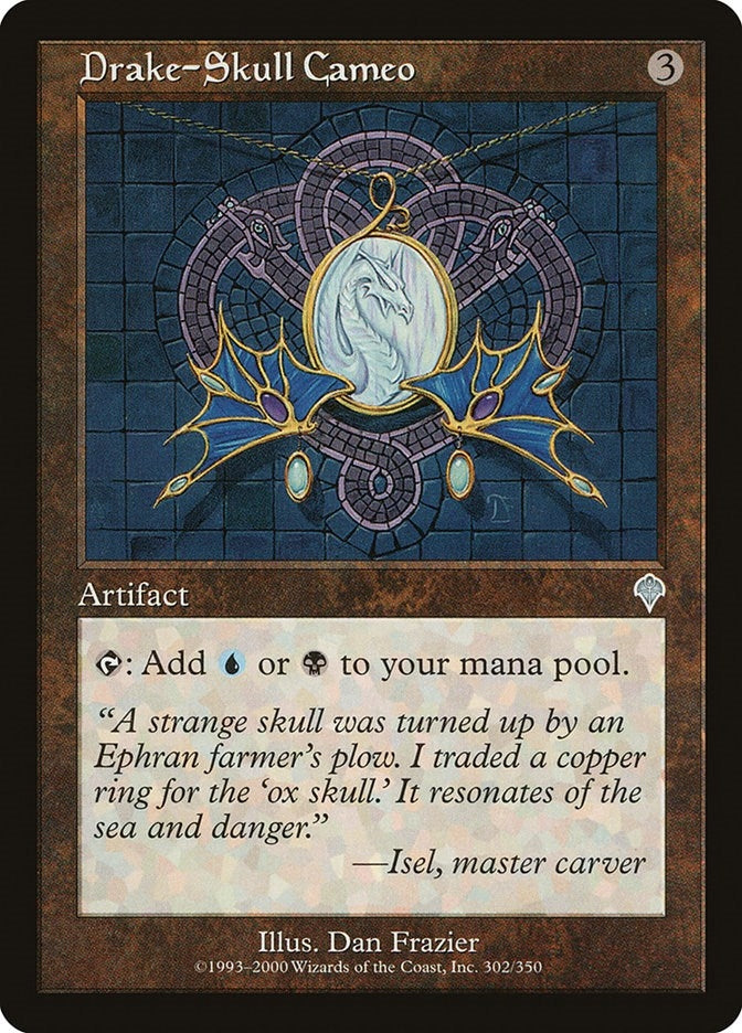 Image for Drake-Skull Cameo (302) - Magic: The Gathering