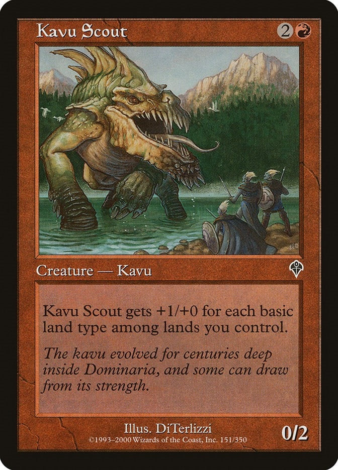 Image for Kavu Scout (151) - Magic: The Gathering