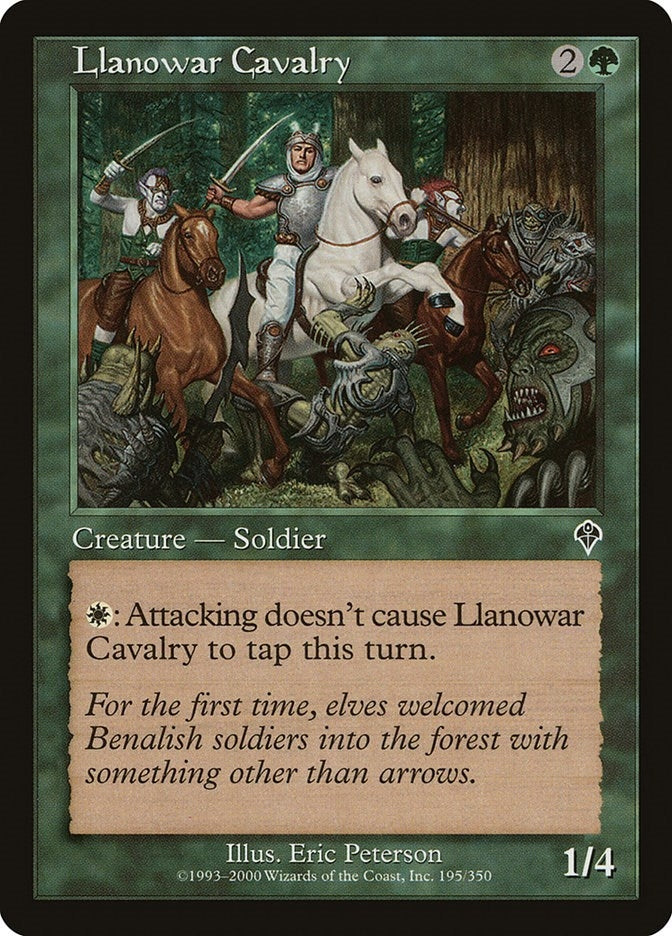 Image for Llanowar Cavalry (195) - Magic: The Gathering