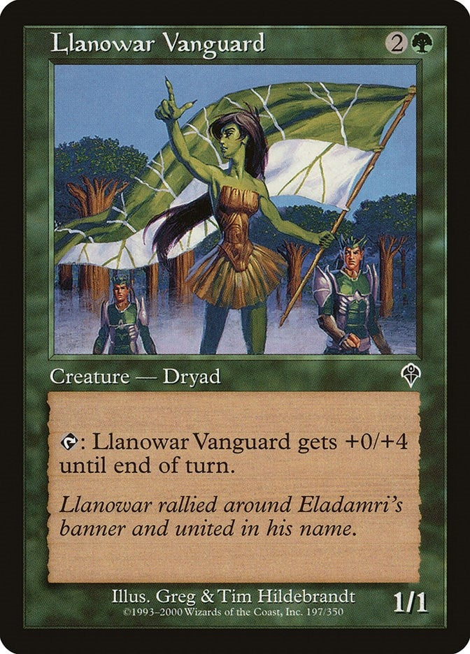 Image for Llanowar Vanguard (197) - Magic: The Gathering