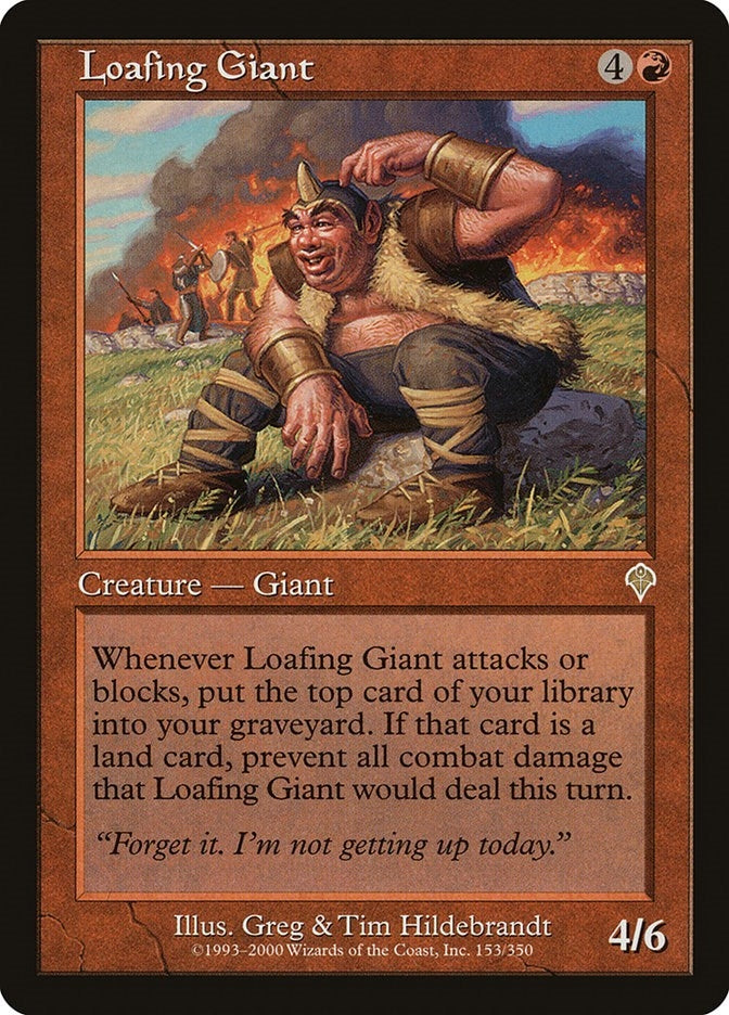 Image for Loafing Giant (153) - Magic: The Gathering