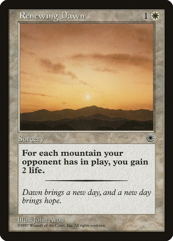 Image for Renewing Dawn - Magic: The Gathering