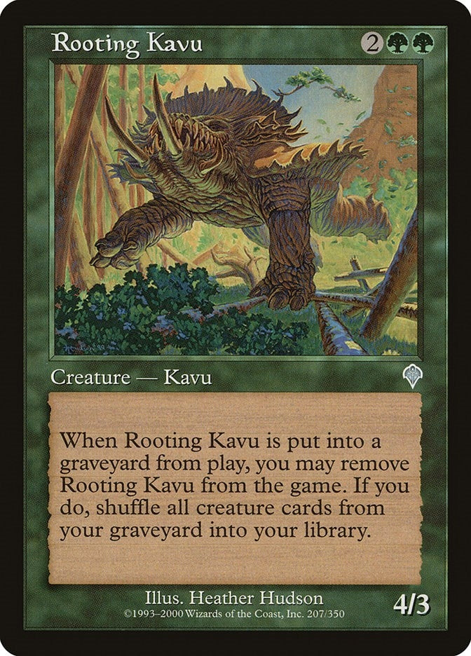 Image for Rooting Kavu (207) - Magic: The Gathering