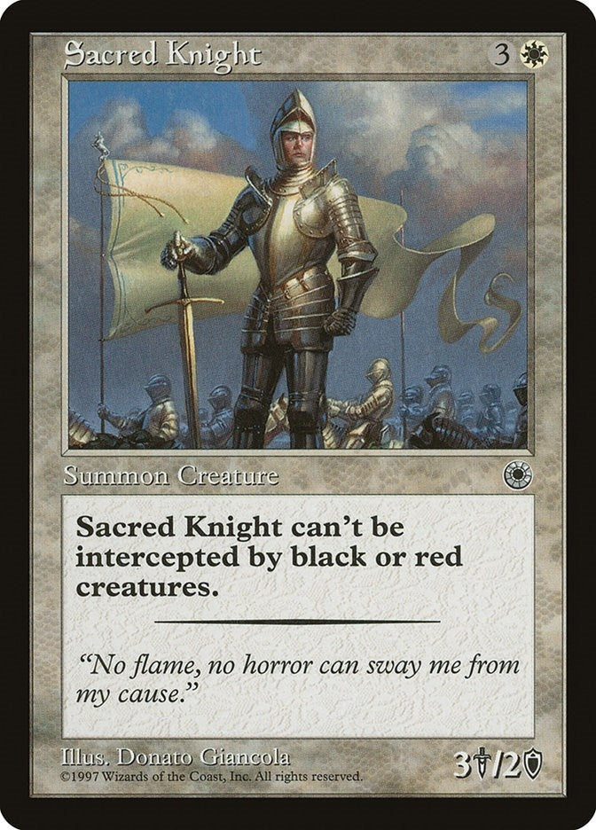 Image for Sacred Knight - Magic: The Gathering