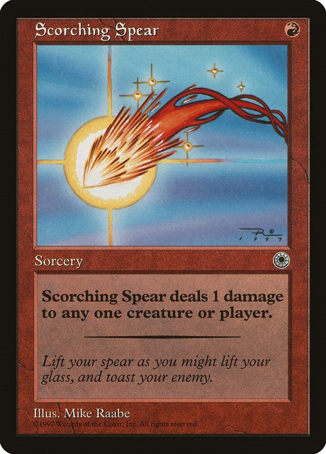 Image for Scorching Spear - Magic: The Gathering