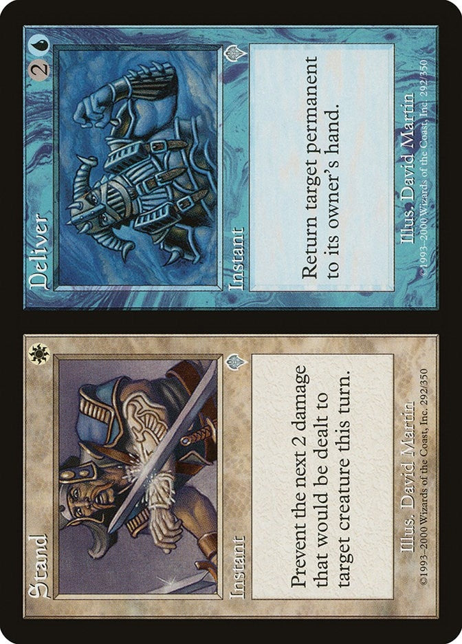 Image for Stand // Deliver (292) - Magic: The Gathering