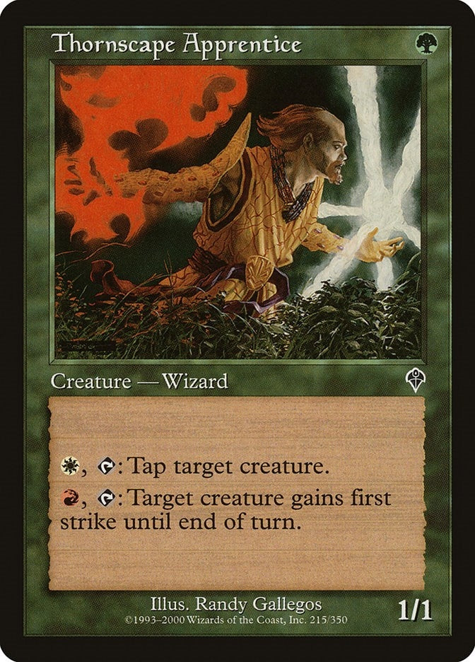 Image for Thornscape Apprentice (215) - Magic: The Gathering