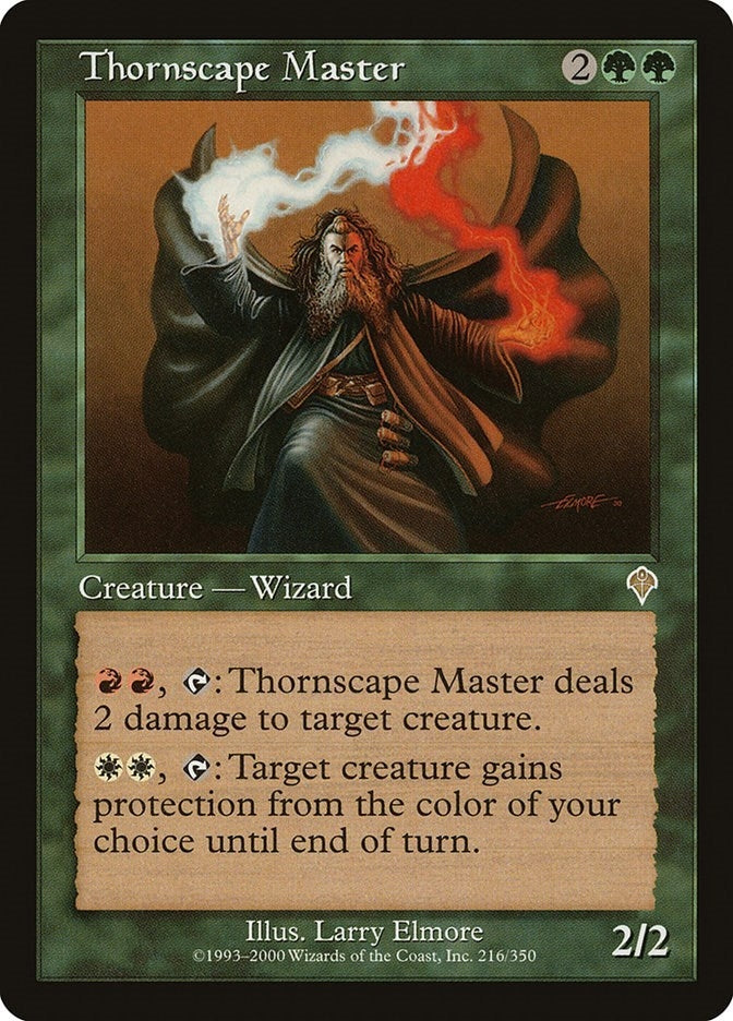 Image for Thornscape Master (216) - Magic: The Gathering