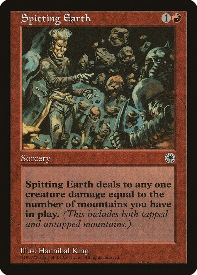 Image for Spitting Earth - Magic: The Gathering