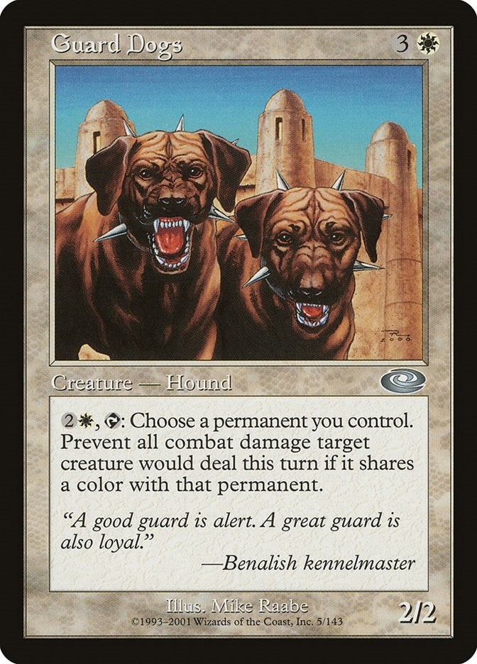 Image for Guard Dogs (5) - Magic: The Gathering
