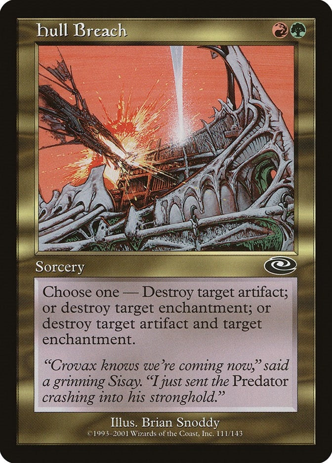 Image for Hull Breach (111) - Magic: The Gathering
