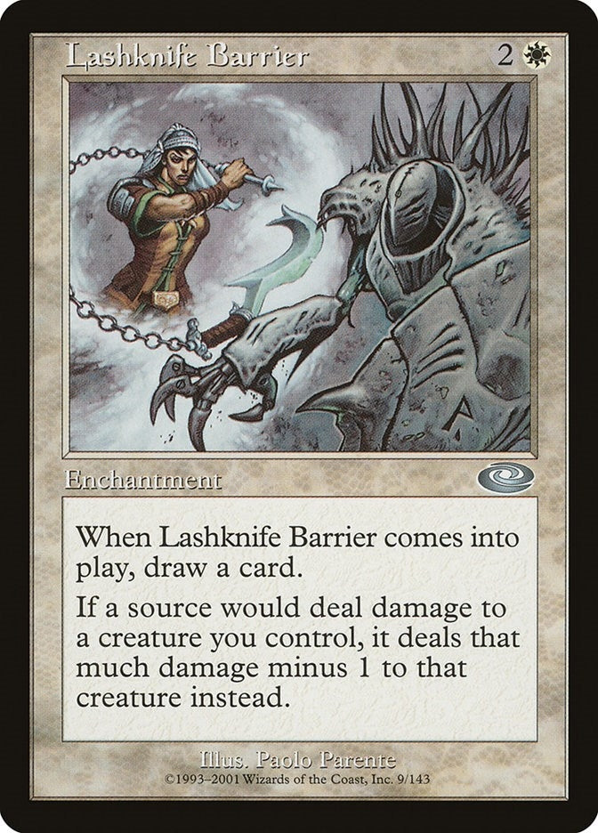 Image for Lashknife Barrier (9) - Magic: The Gathering