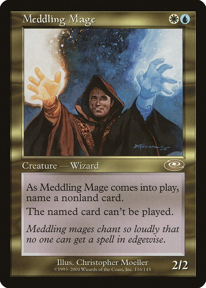 Image for Meddling Mage (116) - Magic: The Gathering