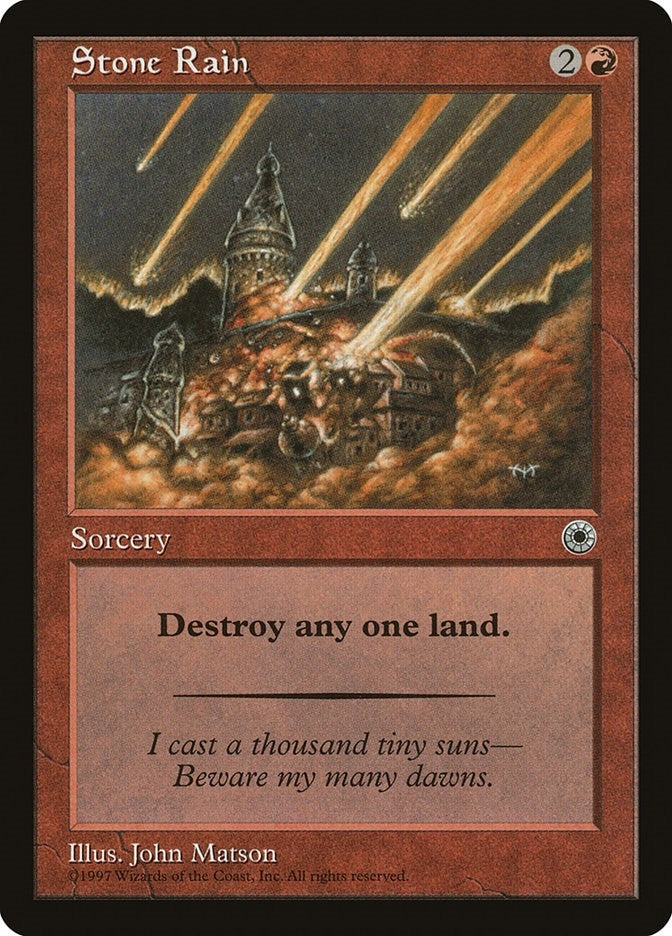 Image for Stone Rain - Magic: The Gathering
