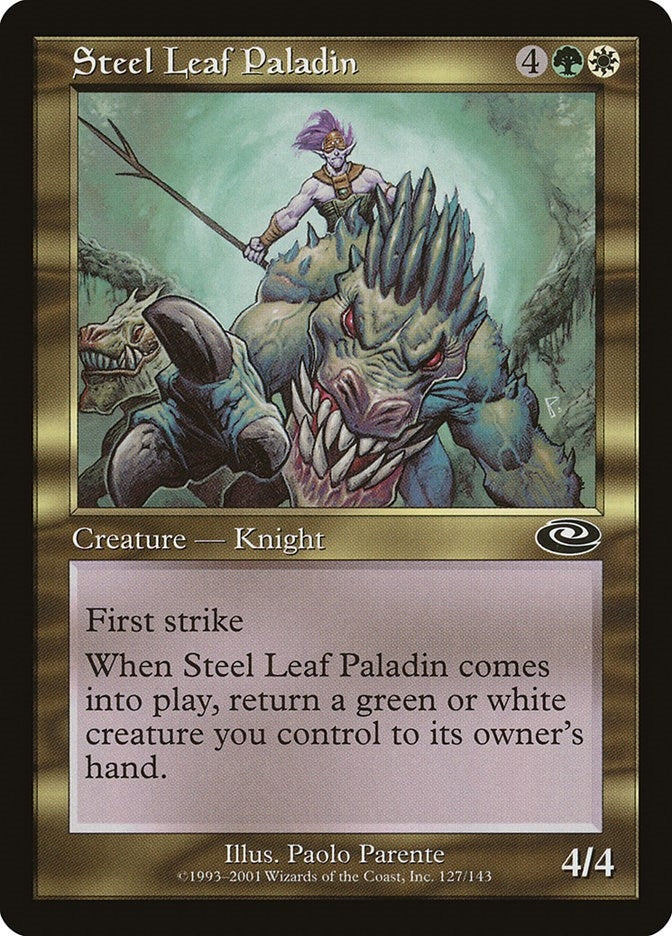 Image for Steel Leaf Paladin (127) - Magic: The Gathering