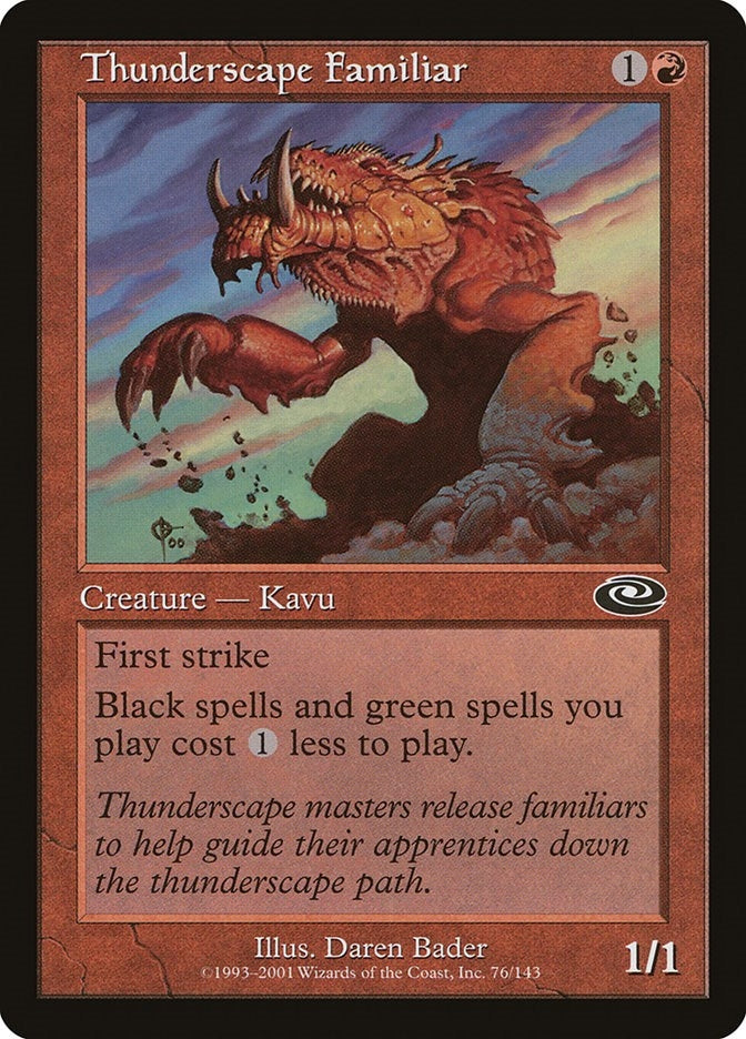 Image for Thunderscape Familiar (76) - Magic: The Gathering