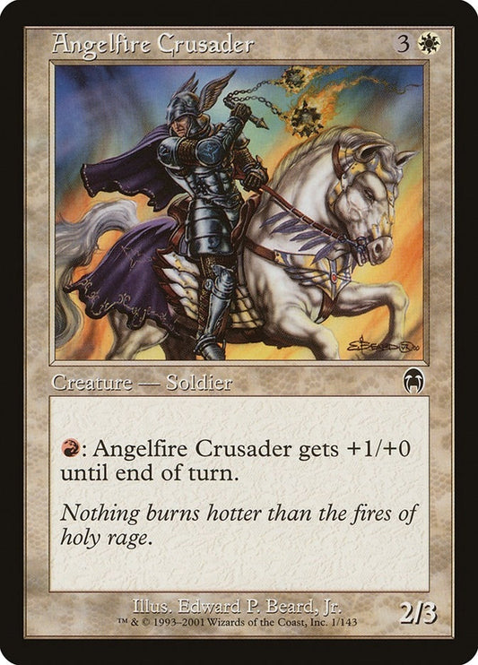 Image for Angelfire Crusader (1) - Magic: The Gathering