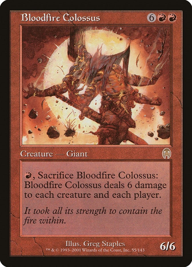 Image for Bloodfire Colossus (55) - Magic: The Gathering