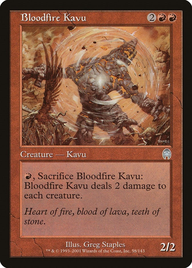 Image for Bloodfire Kavu (58) - Magic: The Gathering