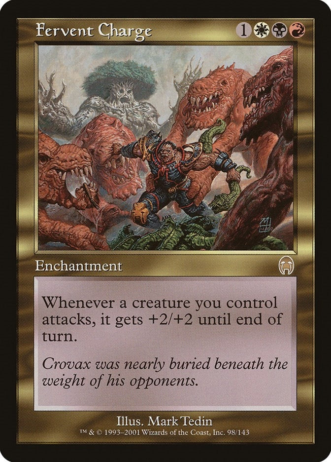Image for Fervent Charge (98) - Magic: The Gathering