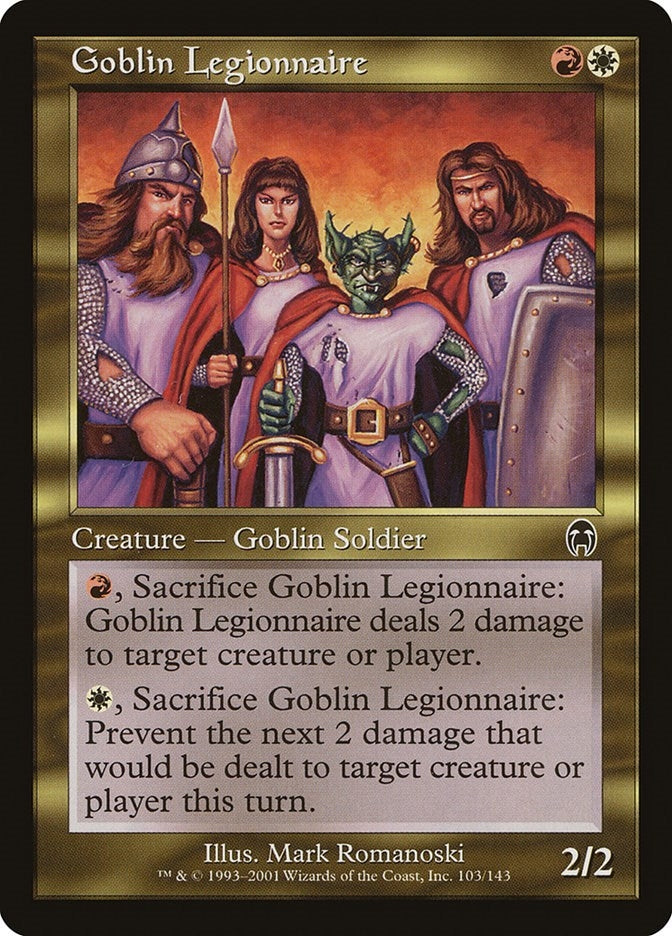 Image for Goblin Legionnaire (103) - Magic: The Gathering
