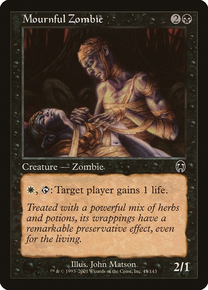 Image for Mournful Zombie (43) - Magic: The Gathering