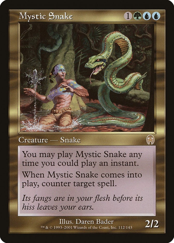 Image for Mystic Snake (112) - Magic: The Gathering