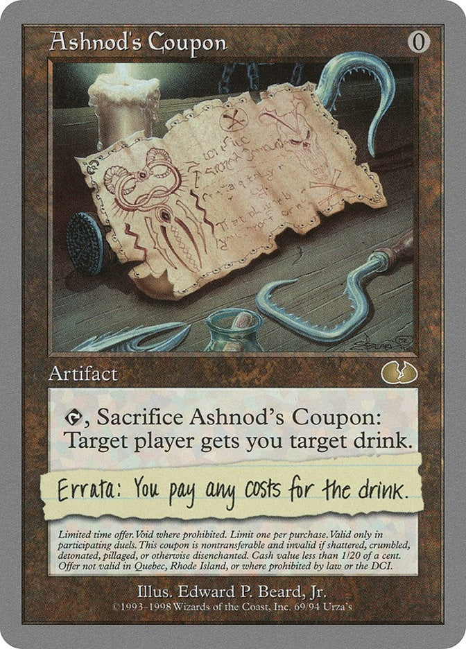 Image for Ashnod's Coupon (69) - Magic: The Gathering